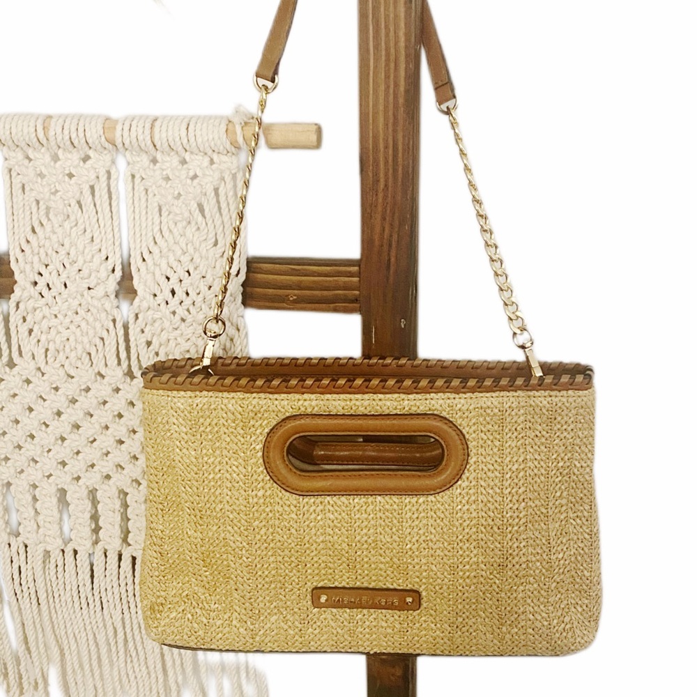 Michael Kors Straw Purse